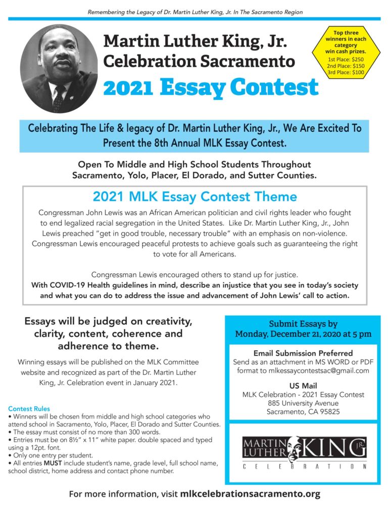 martin luther king jr essay contest 2021